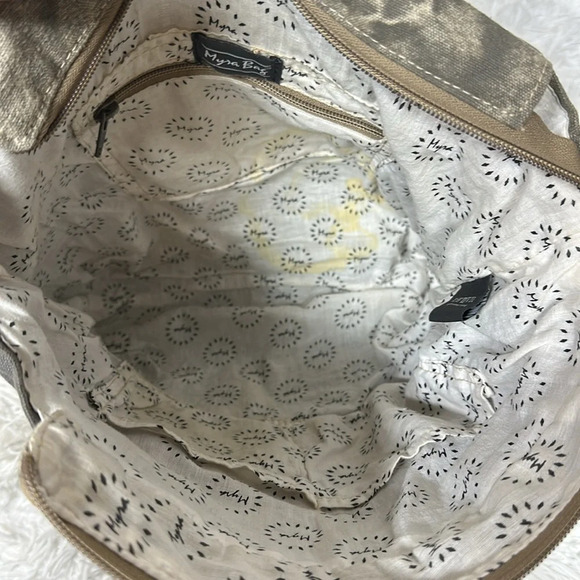 Myra Bag Tan and Brown Backpack - Picture 4 of 12